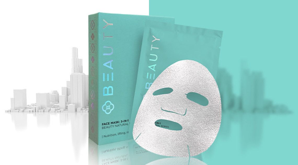 Masque pour le visage : 3 en 1.